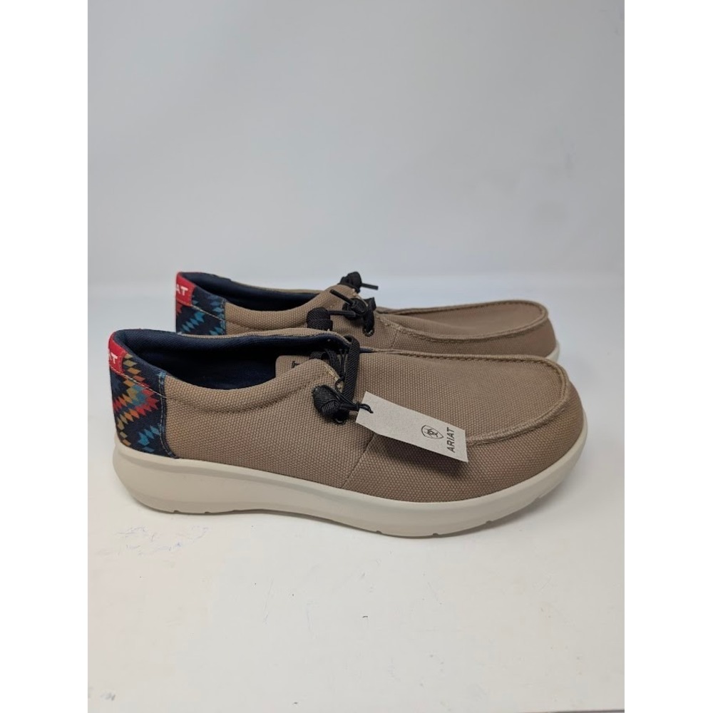 Ariat Men's Hilo Tan Southwest Slip on shoes NWT sz 11